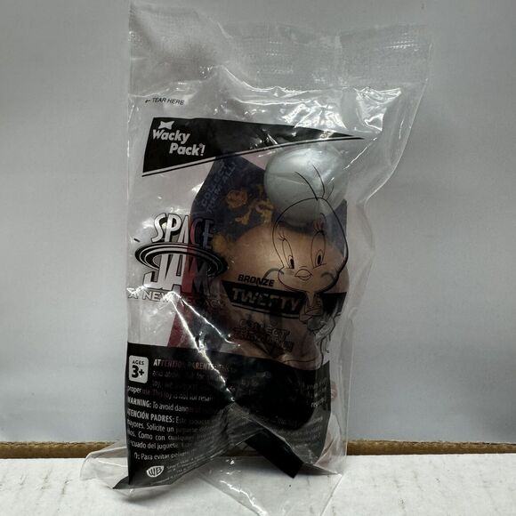 Space Jam A New Legacy Bronze Tweety Bird Figure Sonic Wacky Pack Looney Tunes - Picture 2 of 3